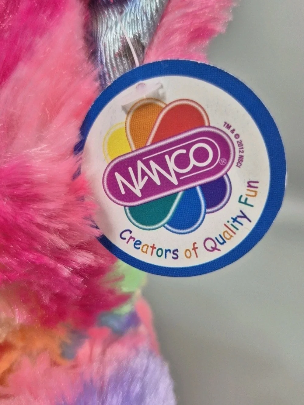 Nanco plush rainbow